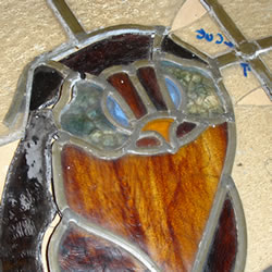 Stained Glass Repair Before